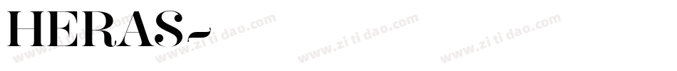 HERAS字体转换