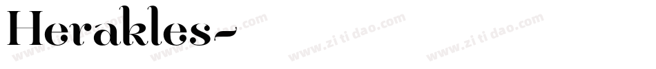 Herakles字体转换