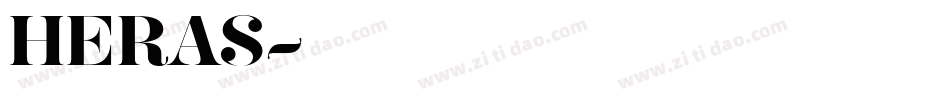 HERAS字体转换
