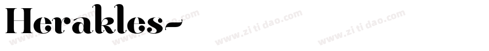 Herakles字体转换