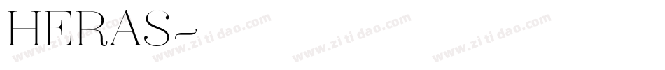 HERAS字体转换