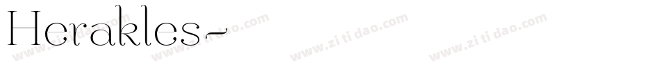 Herakles字体转换