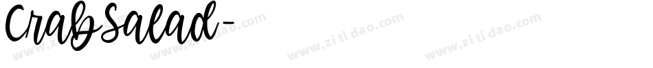 CrabSalad字体转换