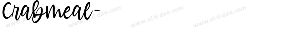 Crabmeal字体转换