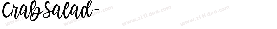 CrabSalad字体转换