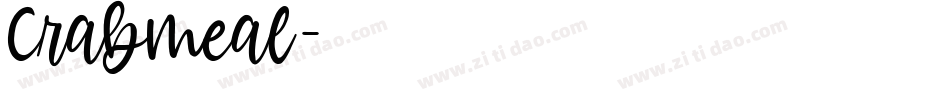 Crabmeal字体转换