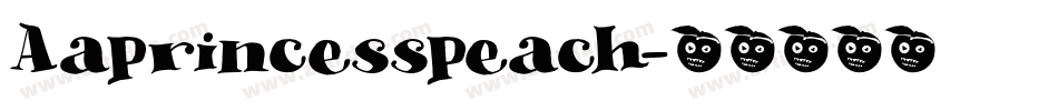 Aaprincesspeach字体转换