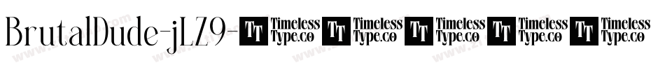 BrutalDude-jLZ9字体转换
