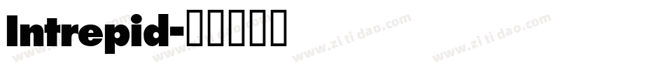 Intrepid字体转换