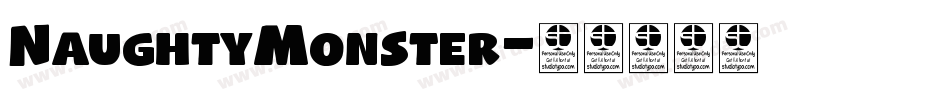 NaughtyMonster字体转换