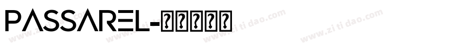 PASSAREL字体转换