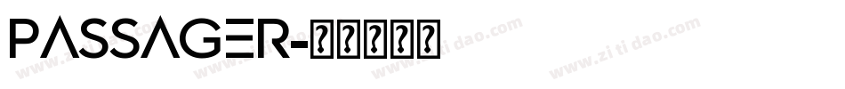 Passager字体转换