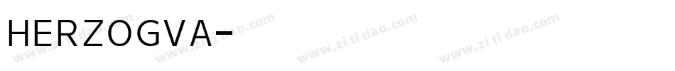 HERZOGVA字体转换