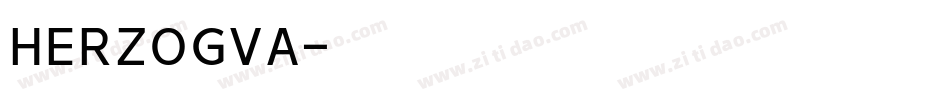 HERZOGVA字体转换
