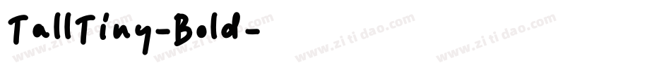 TallTiny-Bold字体转换