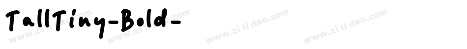 TallTiny-Bold字体转换