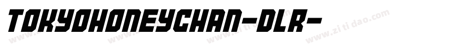 TokyoHoneyChan-dLR字体转换