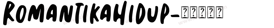 RomantikaHidup字体转换