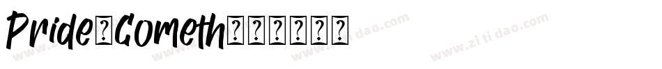 Pride-Cometh字体转换