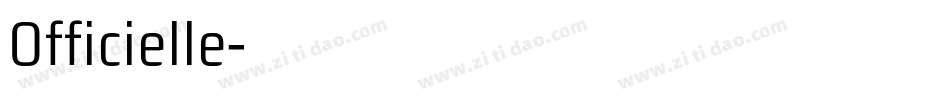 Officielle字体转换