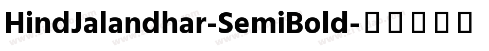 HindJalandhar-SemiBold字体转换