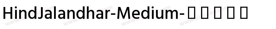HindJalandhar-Medium字体转换