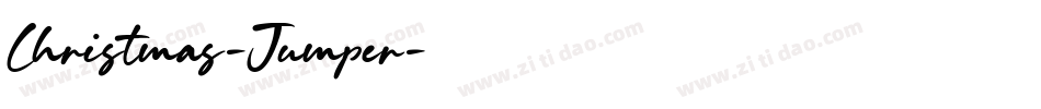 Christmas-Jumper字体转换