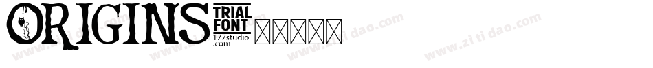 Origins字体转换