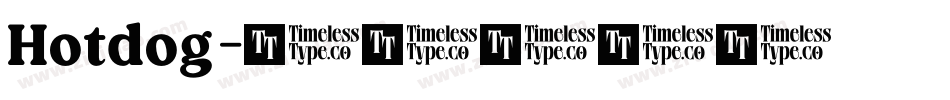 Hotdog字体转换