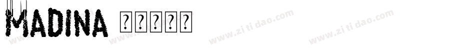 madina字体转换