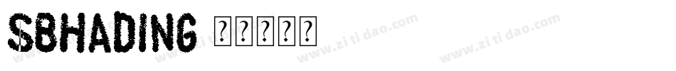sbhading字体转换
