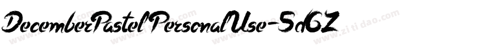 DecemberPastelPersonalUse-5d6Z字体转换