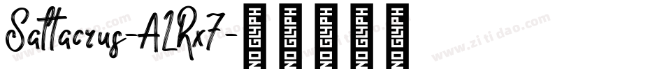 Saltacrus-ALRx7字体转换