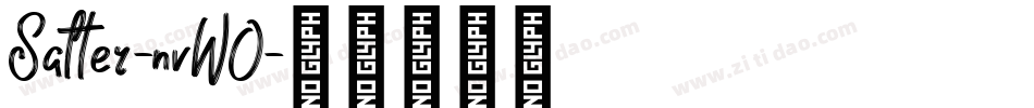 Salter-nvWO字体转换