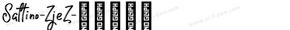 Saltino-ZjeZ字体转换