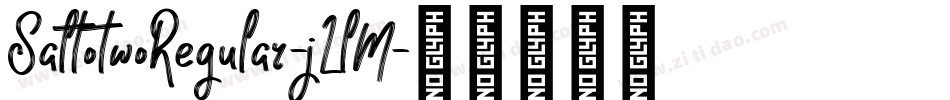 SaltotwoRegular-jLlM字体转换