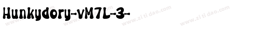 Hunkydory-vM7L-3字体转换