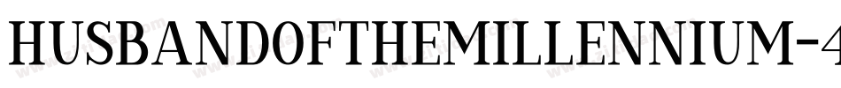 HusbandOfTheMillennium-4YV6字体转换