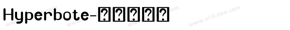 Hyperbote字体转换
