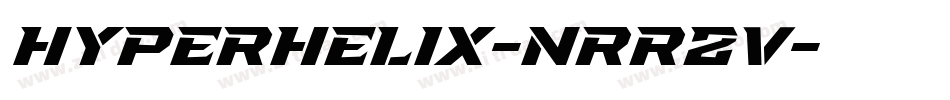 HyperHelix-nRR2V字体转换