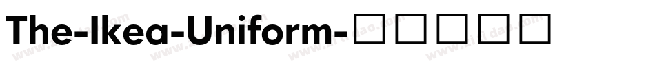The-Ikea-Uniform字体转换