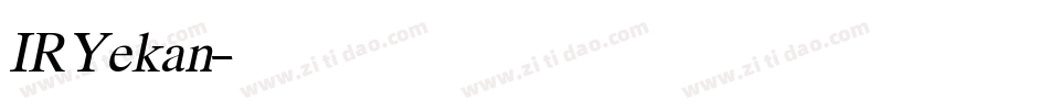 IRYekan字体转换