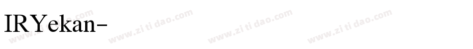 IRYekan字体转换