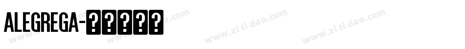 alegrega字体转换