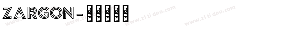 Zargon字体转换