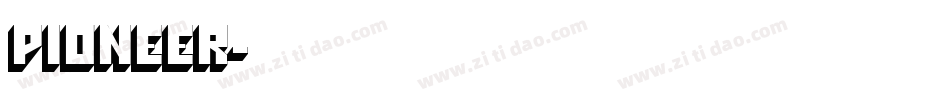 Pioneer字体转换