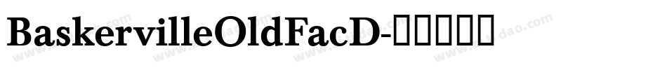BaskervilleOldFacD字体转换