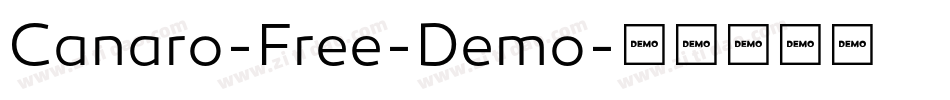 Canaro-Free-Demo字体转换