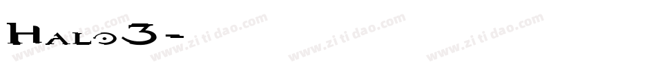 Halo3字体转换