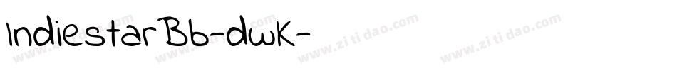 IndiestarBb-dwK字体转换